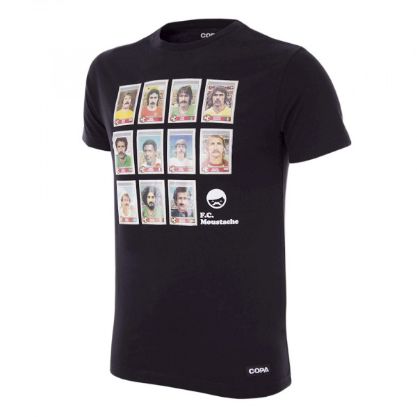 Moustache Dream Team T-Shirt | Black