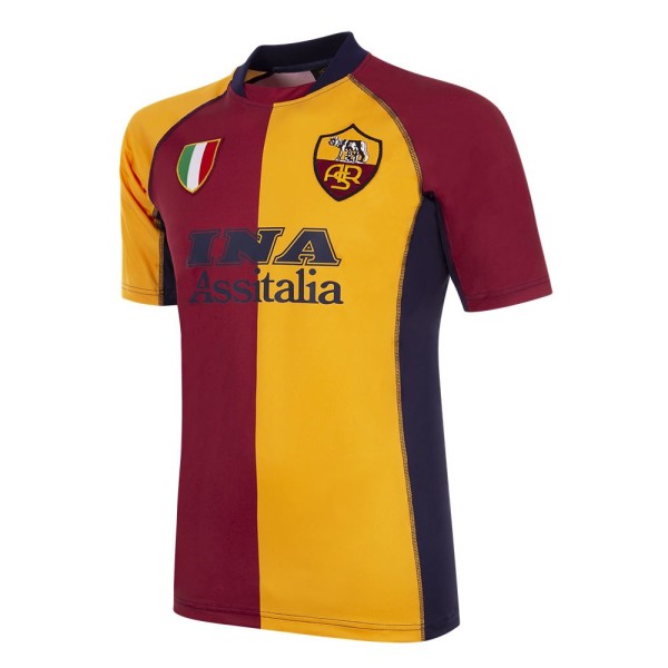 AS Roma 2001 - 02 Fussball Retro Trikot | AS Roma 2001 - 02 Retro Shirt | AS Roma 2001 - 02 Retro Trikot | AS Roma 2001 - 02 Vintage Shirt | AS Roma 2001 - 02 Vintage Trikot | AS Roma 2001 - 02 Trikot alt | AS Roma 2001 - 02 Jahre Trikot | AS Roma 2001 - 