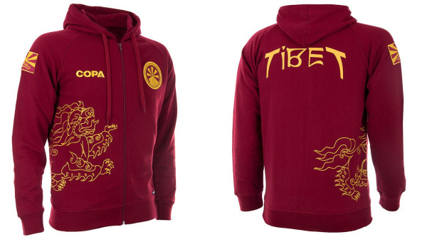 Tibet Hoodie / Tibet Kapuzenpullover mit Reissverschluss