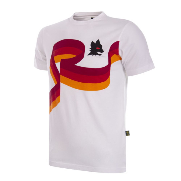 AS Roma Graphic Tee Bianca | AS Roma T-Shirt