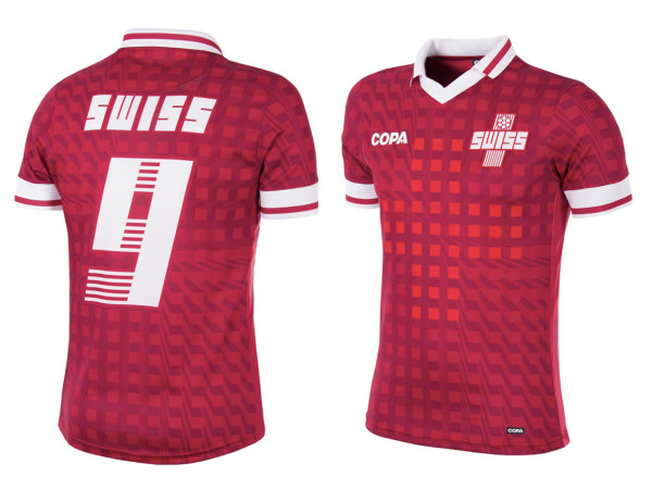 Schweiz COPA Fussball Trikot | Schweiz Fussball Shirt | Suisse Maillot | Svizzera Maglia