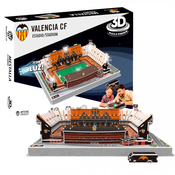 FC Valencia 3D Puzzle | Mestalla Estadio 3D Puzzle | Valencia CF Puzzle | FC Valencia 3D Puzzle Mestalla Estadio | 3D Puzzle Mestalla Stadion | 3D Puzzle Valencia CF Stadion