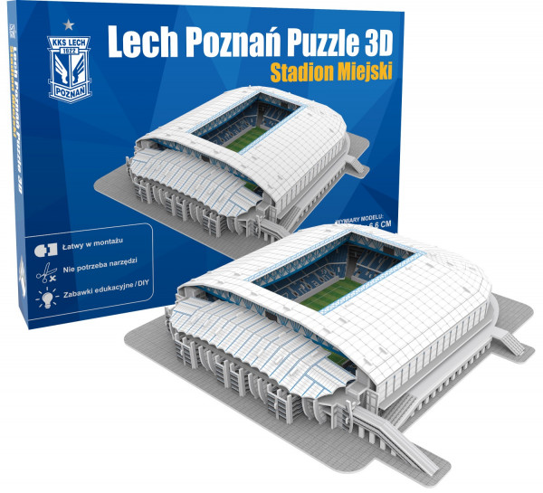 Lech Posen 3D Puzzle nanostad / Lech Poznań 3D Puzzle / Lech Posen Stadion 3D Puzzle / Lech Poznań 3D Stadion Puzzle / nanostad Lech Poznań Puzzle