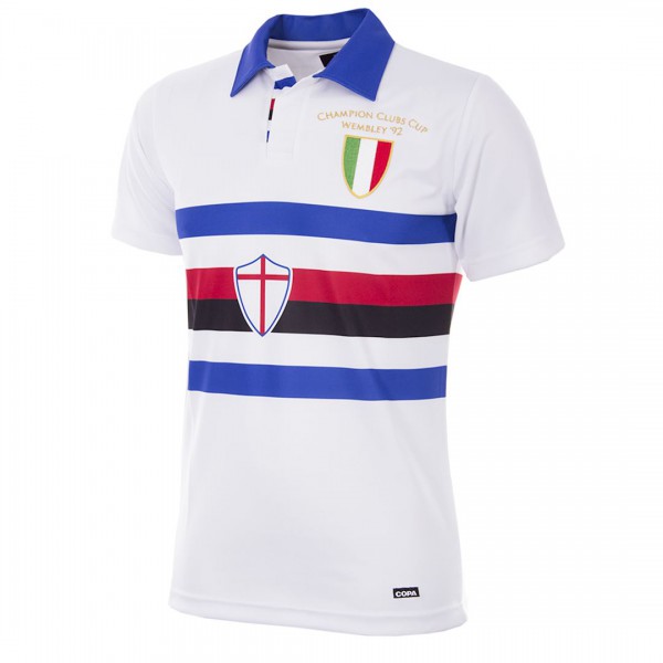 U. C. Sampdoria 1991 - 92 Away Retro Trikot / U. C. Sampdoria 1992 Wembley Retro Trikot