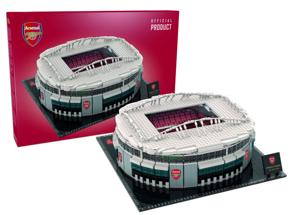 FC Arsenal London Bricks Klemmbausteine Stadion Build your own stadium and experience the magic of football Football Legends Home of Retro Football